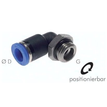 Złączka kątowa wtykowa M 3-3 (oring)
